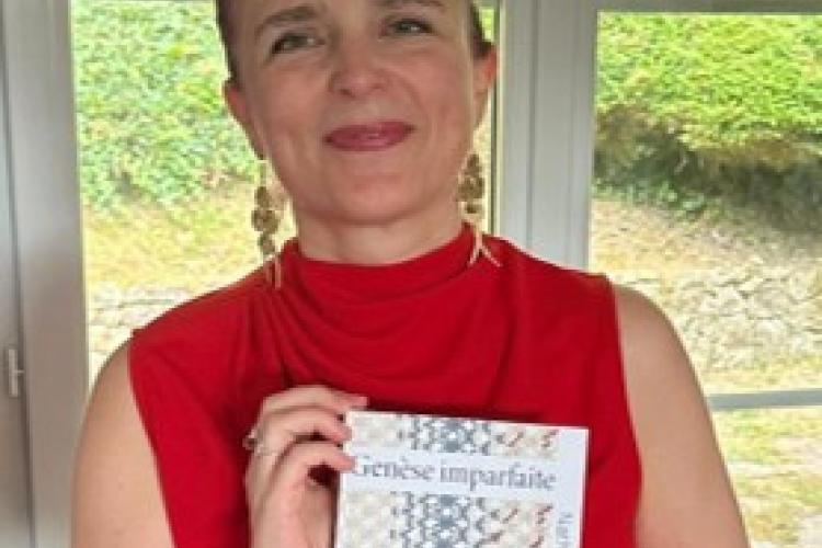 Nathalie L'Hostis et son roman Genèse imparfaite